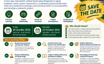 Research Bootcamp: From Research Idea to Research Proposal